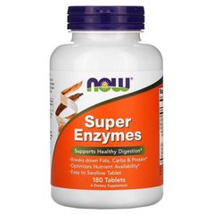 Супер Ензими (Now Foods, Super Enzymes), 180 таблеток