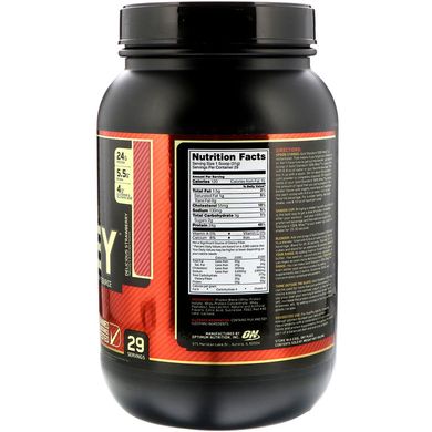 Сывороточный протеин Gold Standard 100% Whey, вкусная клубника, 907 г
