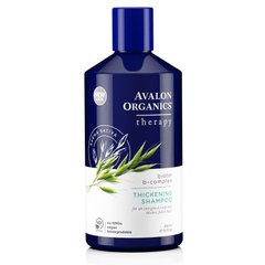 Шампунь для густоти волосся, комплексна терапія з біотином і B-комплексом (Avalon Organics, Thickening Shampoo, Biotin B-Complex Therapy), 414 мл