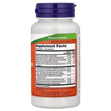 Контроль кортизолу (Now Foods, Adrenal Stress Support ), 90 капсул
