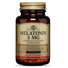Мелатонін (Solgar, Melatonin), 3 мг, 120 таблеток