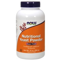 Харчові (дієтичні) дріжджі (Now Foods, Nutritional Yeast Powder), 284 г