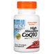 Коензим Q10 з біоперіном (Doctor's Best, High Absorption CoQ10 with BioPerine), 100 мг, 120 м'яких капсул