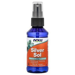 Колоїдне Срібло (Now Foods, Silver Sol), 118 мл