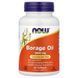 Масло огуречника (Now Foods, Borage Oil), 1000 мг, 60 мягких капсул