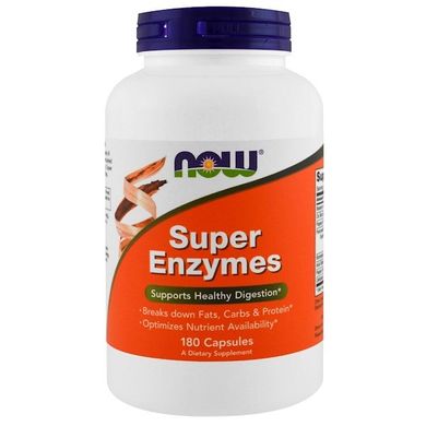 Супер Ензими (Now Foods, Super Enzymes), 180 капсул