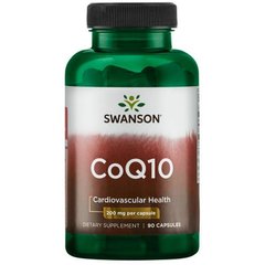 Коензим Q10 (Swanson, CoQ10), 200 мг, 90 капсул