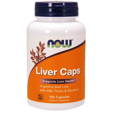 Ливер Капс (Now Foods, Liver Caps), 100 капсул