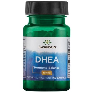 ДГЕА (Swanson, DHEA), 100 мг, 60 капсул