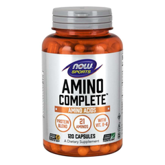 Аміно Комплiт (Now Foods, Amino Complete), 120 вегетаріанських капсул