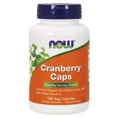 Журавлина (Now Foods, Cranberry Caps), 100 вегетаріанських капсул