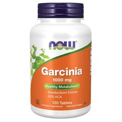 Гарциния (Now Foods, Garcinia), 1000 мг, 120 таблеток