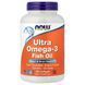 Ультра Омега-3 (Now Foods, Ultra Omega-3, 500 EPA / 250 DHA), 180 м'яких капсул