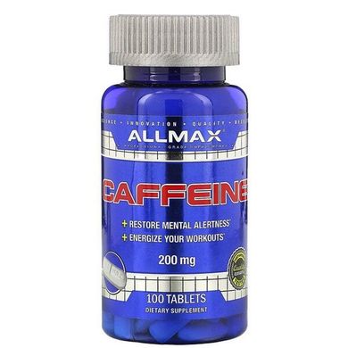 Кофеїн (ALLMAX Nutrition, Caffeine), 200 мг, 100 таблеток