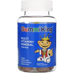 Мультивитамины и минералы для детей (Gummi King, Multi-Vitamin & Mineral, For Kids), 60 жевательных таблеток