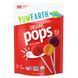 Льодяники з різними фруктовими смаками і вітаміном С (Organic Pops, Assorted Flavors), 50 шт, 310 г