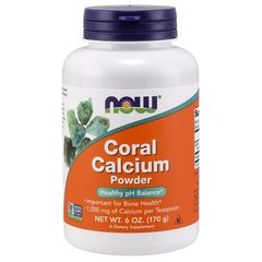 Кораловий Кальцій Порошок (Now Foods, Coral Calcium Powder), 170 г
