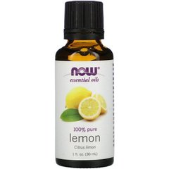 Олія лимона (Now Foods, Essential Oils, Lemon), 30 мл