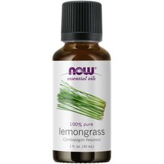 Олія Лемонграсу (Now Foods, Essential Oils, Lemongrass), 30 мл