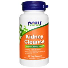 Очищення нирок і сечових шляхів (Now Foods, Kidney Cleanse), 90 вегетаріанських капсул