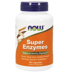 Супер Ензими (Now Foods, Super Enzymes), 90 капсул