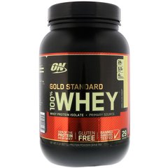 Сывороточный протеин Gold Standard 100% Whey, ванильное мороженое, 907 г
