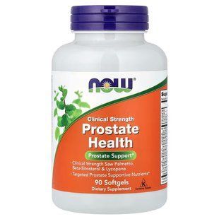 Здоровье простаты, клиническая сила (Now Foods, Clinical Strength Prostate Health), 90 капсул