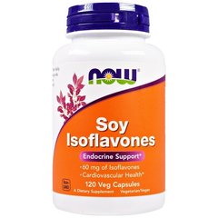 Соєві ізофлавони (Now Foods, Soy Isoflavones), 120 вегетаріанських капсул