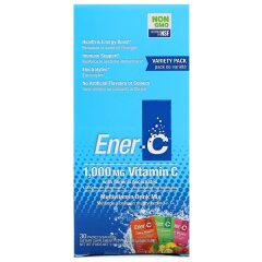 Витамин C, мультивитаминная смесь для напитков (Ener-C, Vitamin C, Multivitamin Drink Mix), 30 пакетов, по 9,43 г