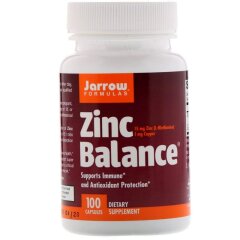 Цинк баланс (Jarrow Formulas, Zinc Balance), 100 капсул