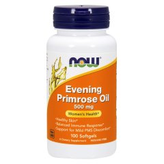 Масло примулы вечерней (Now Foods, Evening Primrose Oil), 500 мг, 100 мягких капсул