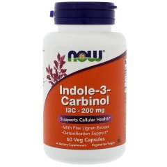 Индол-3-карбинол (Now Foods, Indol-3-carbinol), 60 вегетарианских капсул