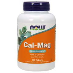 Кальций-Магний Стресс Формула (Now Foods, Cal-Mag, Stress Formula), 100 таблеток