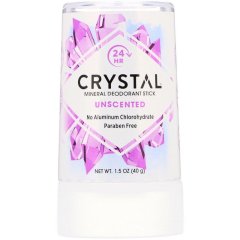 Минеральный дезодорант, без запаха (Crystal Body Deodorant, Mineral Deodorant Stick, Unscented), 40 г