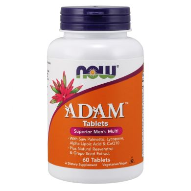 АДАМ, Витамины для мужчин (Now Foods, ADAM, Superior Men's Multi), 60 таблеток
