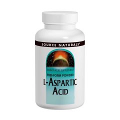 L-Аспарагінова кислота (Source Naturals, L-Aspartic Acid), 100 г