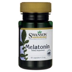 Мелатонин (Swanson, Melatonin), 3 мг, 60 капсул