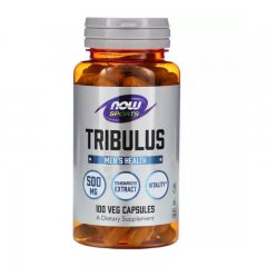 Трибулус (Now Foods, Tribulus), 500 мг, 100 вегетарианских капсул