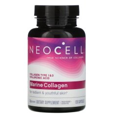 Морской Коллаген+HA (Neocell, Marine Collagen+НА), 120 капсул