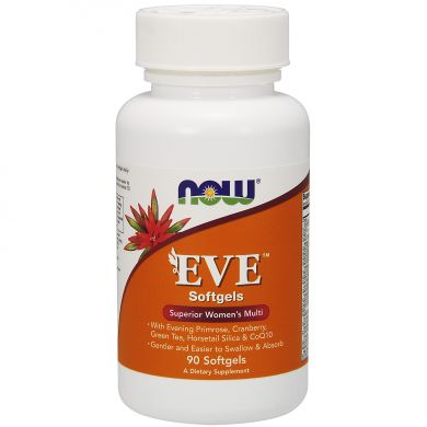 Ева с маслом примулы, Мультивитамины для женщин (Now Foods, Eve Superior Women's Multi), 90 мягких капсул