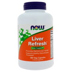 Лівер Рефреш (Now Foods, Liver Refresh), 180 вегетаріанських капсул