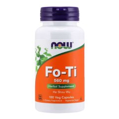 Горець багатоквітковий (Now Foods, Fo-Ti, Ho Shou Wu), 560 мг, 100 вегетаріанських капсул