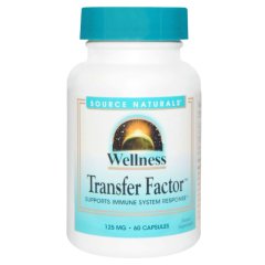 Трансфер Фактор (Source Naturals, Transfer Factor), 125 мг, 60 капсул