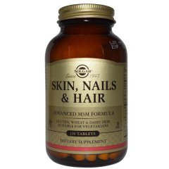 Таблетки для кожи, ногтей и волос (Solgar, Skin, Nails & Hair), 120 таблеток