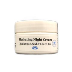Увлажняющий ночной крем с гиалуроновой кислотой (Derma E, Hydrating Night Cream), 14 г (миниатюра)