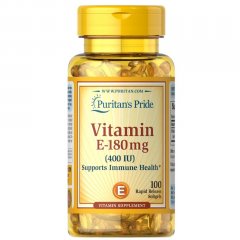 Витамин Е (Puritan's Pride, Vitamin E), 400 МЕ, 100 мягких капсул