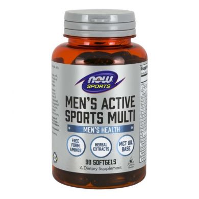 Мультикомплекс для мужчин (Now Foods, Men's Active Sports Multi), 90 мягких капсул