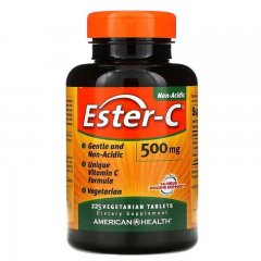 Эстер С-500 (American Health, Ester C-500), 500 мг, 225 вегетарианских таблеток