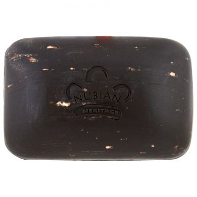 Африканское черное мыло (Nubian Heritage, African Black Soap Bar), 141 г.