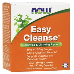 Now Foods, Easy Cleanse, 2 Bottles (AM+PM), 60 Veg Capsules Each